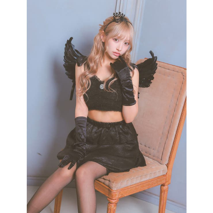 羽根×クラウンで魅せる。小悪魔デビルなりきりコスプレ ハロウィンコスプレ | my minette | 詳細画像3 