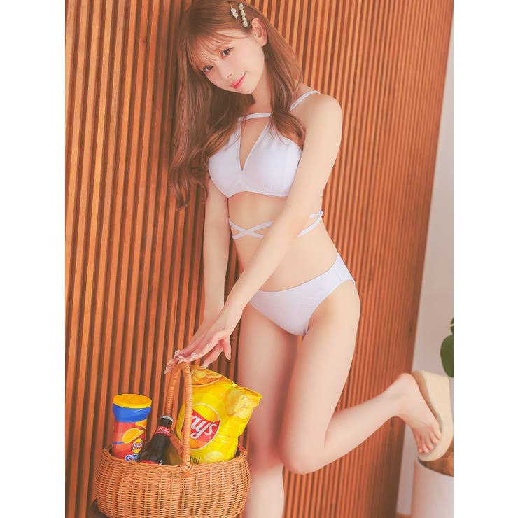 ウエストクロスコードバックシャンビキニ セクシースイムウェア スポーティ水着 | my minette | 詳細画像5 