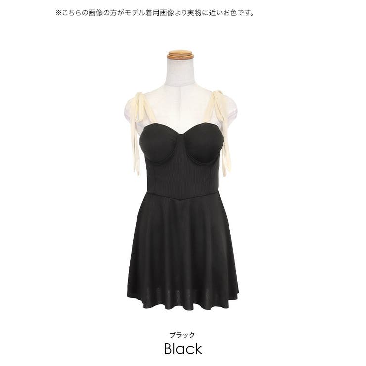 myMinette ショルダーリボンワンピース水着1点セット ガーリースイムウェ… | my minette | 詳細画像9 