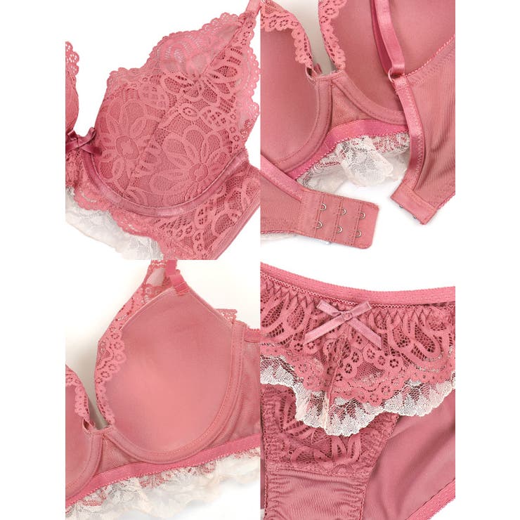 Retica スカラップ総レース脇高ブラ＆ショーツセット 勝負下着 | Retica | 詳細画像7 