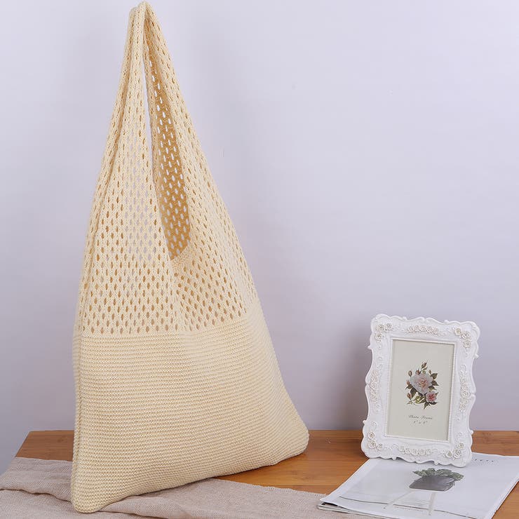 ライトイエロー | トートバッグ ショルダーバッグ クロシェ | M.Y.A.