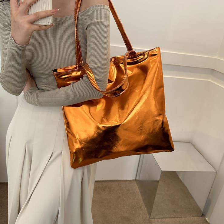 オレンジ | トートバッグ ショルダーバッグ シャイニーバッグ | M.Y.A.