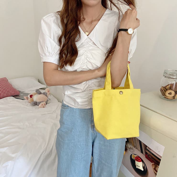 ミニトートバッグ ハンドバッグ 帆布 | M.Y.A. | 詳細画像22 