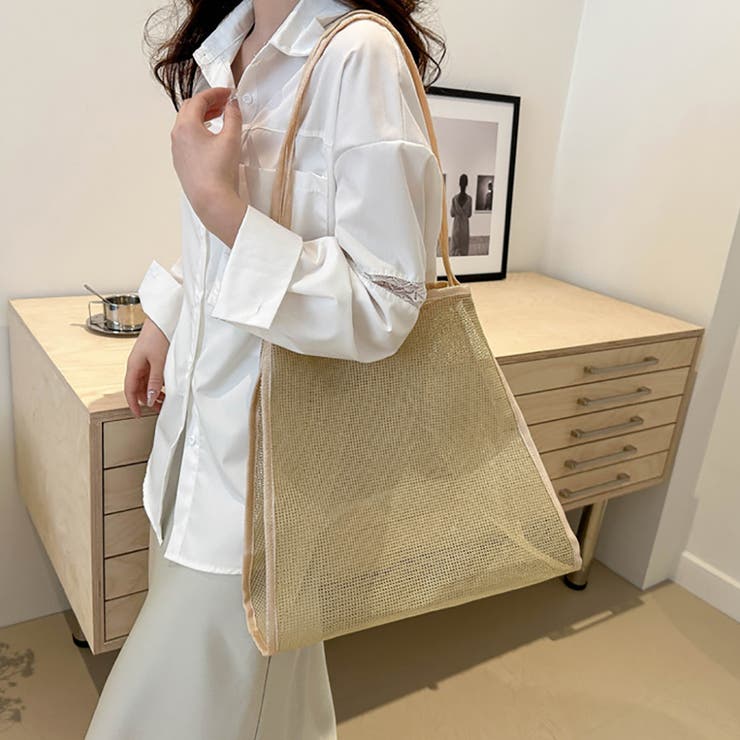 メッシュトートバッグ エコバッグ 折りたたみ  | M.Y.A. | 詳細画像3 