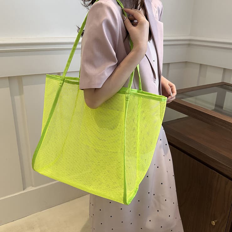 メッシュトートバッグ エコバッグ 折りたたみ  | M.Y.A. | 詳細画像5 