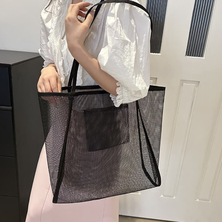 メッシュトートバッグ エコバッグ 折りたたみ  | M.Y.A. | 詳細画像2 