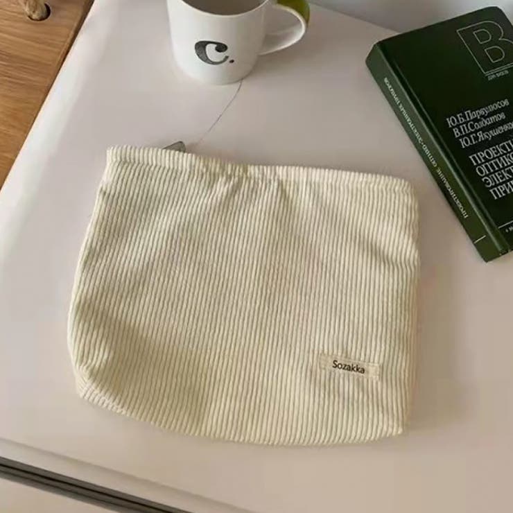 アイボリー | ポーチ 小物入れ メイクポーチ | M.Y.A.