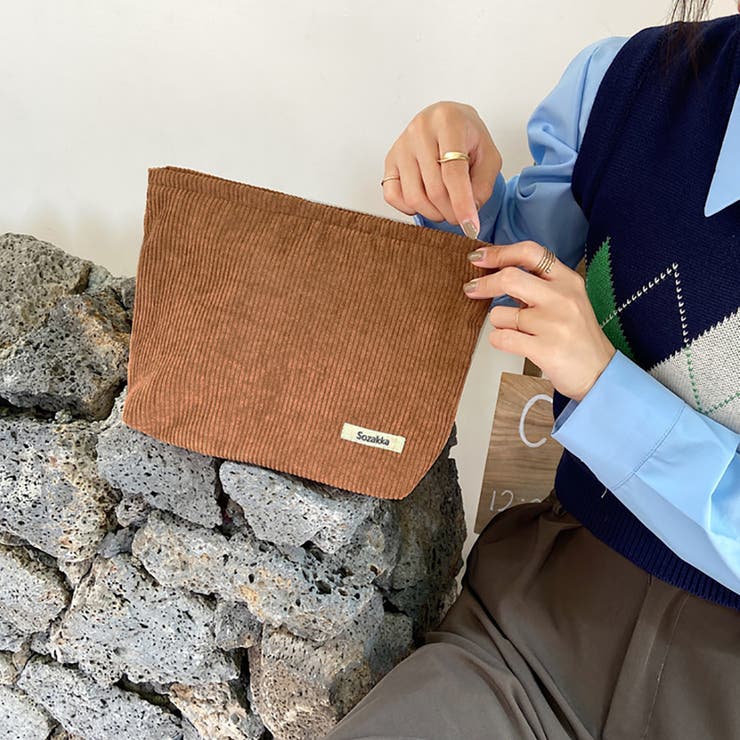 ブラウン | ポーチ 小物入れ メイクポーチ | M.Y.A.