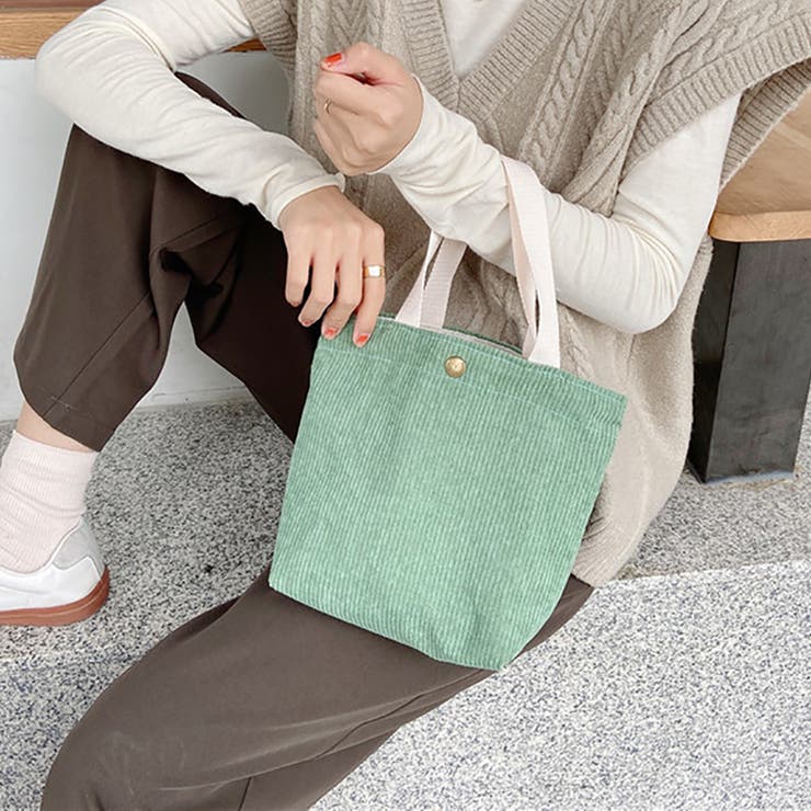 ミニトートバッグ ハンドバッグ コーデユロイ | M.Y.A. | 詳細画像7 