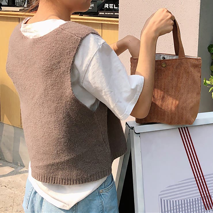 ミニトートバッグ ハンドバッグ コーデユロイ | M.Y.A. | 詳細画像9 