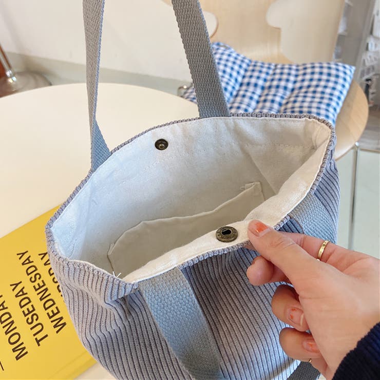 ミニトートバッグ ハンドバッグ コーデユロイ | M.Y.A. | 詳細画像14 