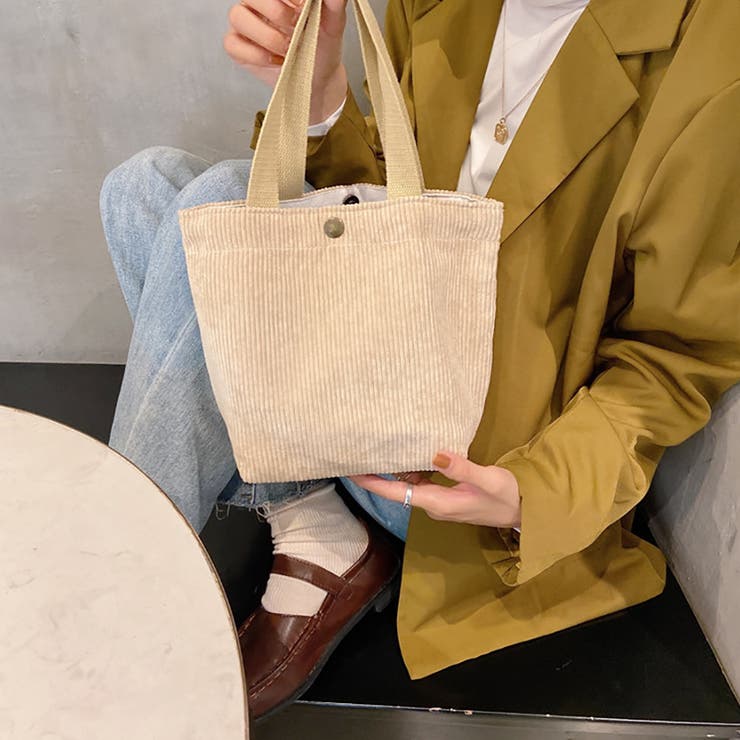 ミニトートバッグ ハンドバッグ コーデユロイ | M.Y.A. | 詳細画像4 