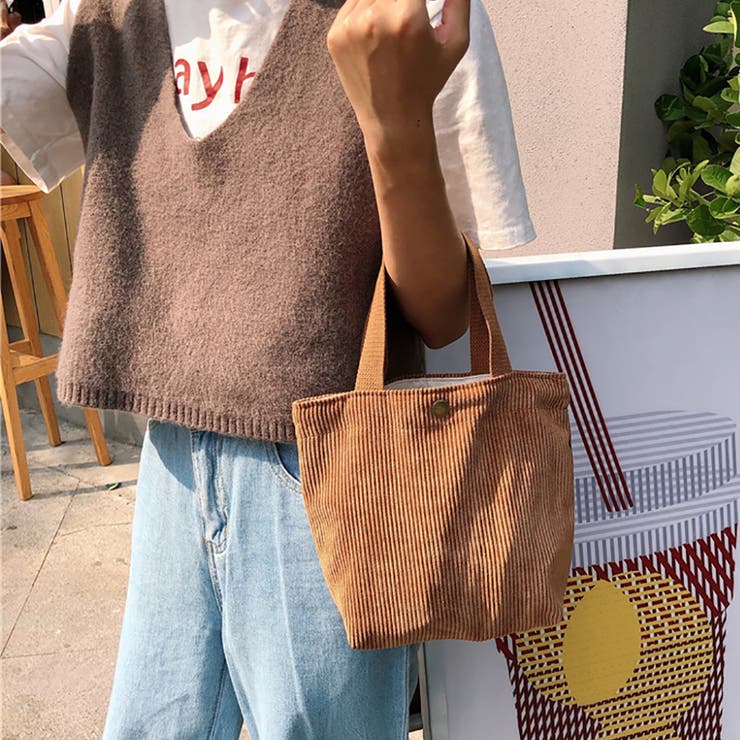 ミニトートバッグ ハンドバッグ コーデユロイ | M.Y.A. | 詳細画像6 