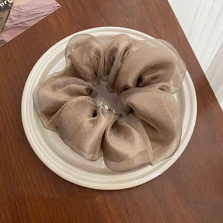 【3色セット】 シュシュ ヘアゴム ヘアバンド オーガンジー | M.Y.A. | 詳細画像11 