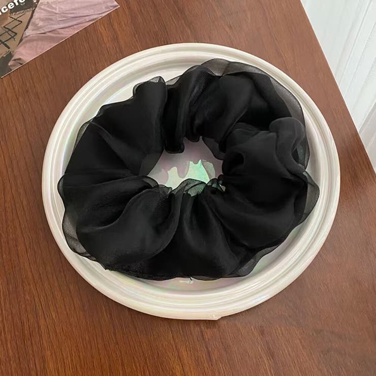 【3色セット】 シュシュ ヘアゴム ヘアバンド オーガンジー | M.Y.A. | 詳細画像12 