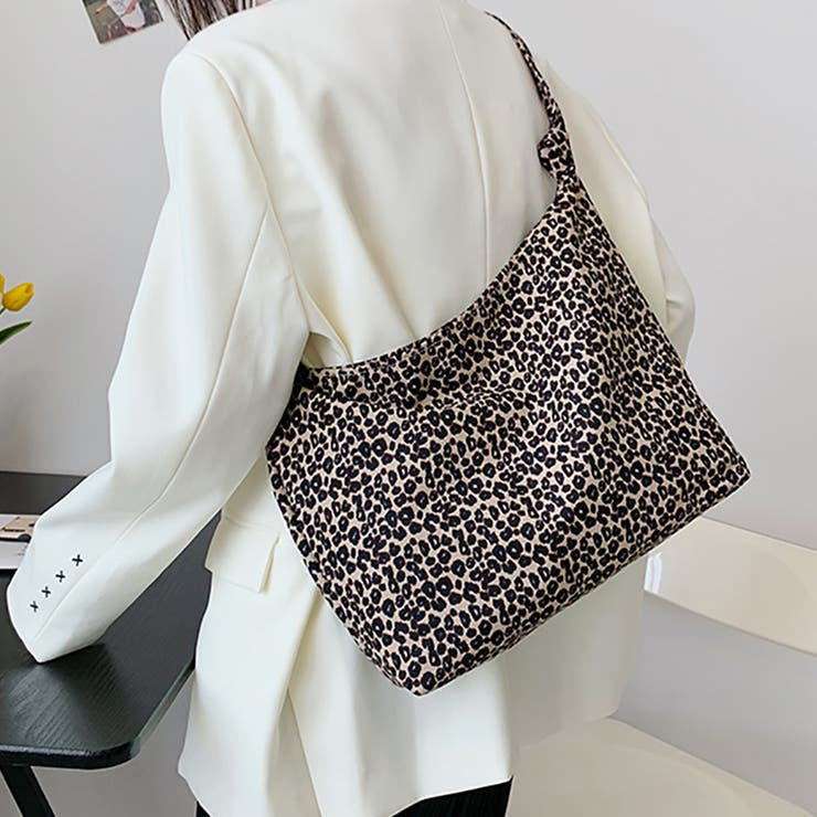 トートバッグ ショルダーバッグ ヒョウ柄 レオパード | M.Y.A. | 詳細画像7 