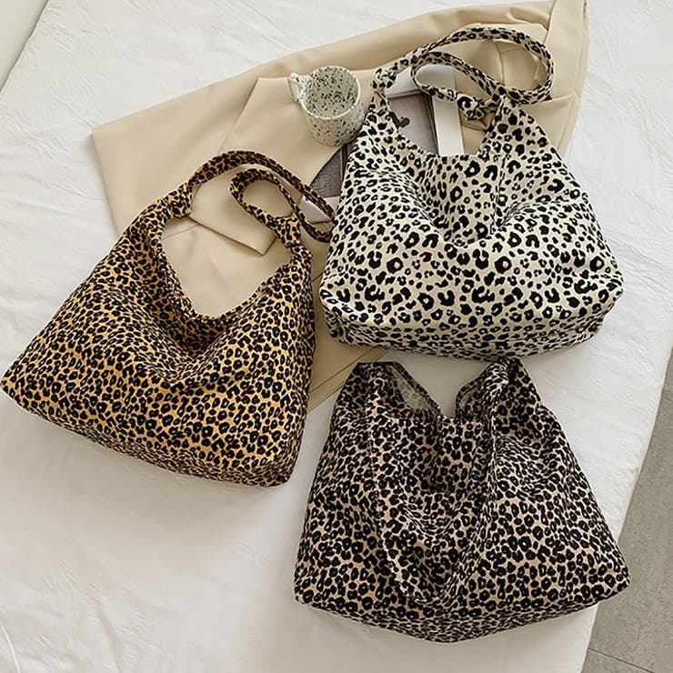 トートバッグ ショルダーバッグ ヒョウ柄 レオパード | M.Y.A. | 詳細画像17 