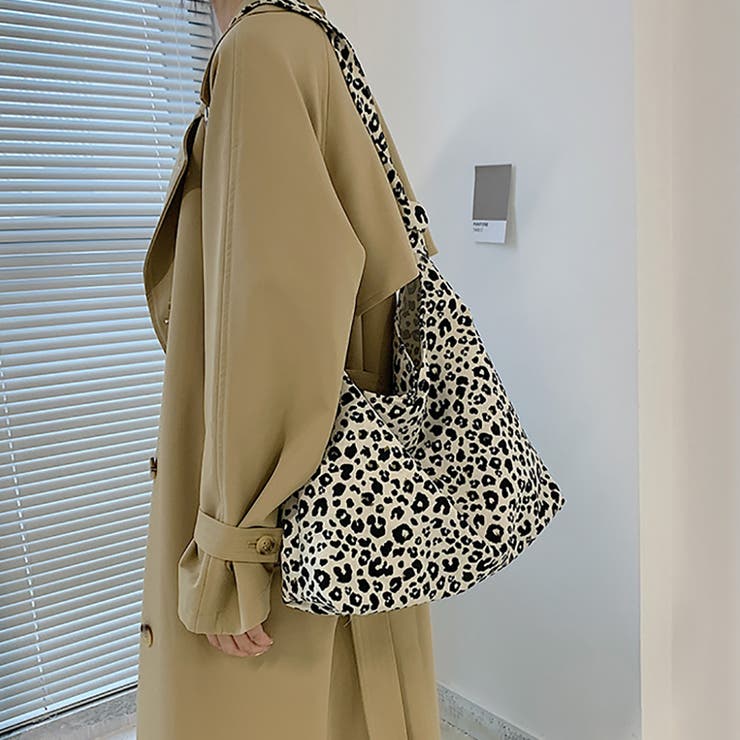 トートバッグ ショルダーバッグ ヒョウ柄 レオパード | M.Y.A. | 詳細画像2 