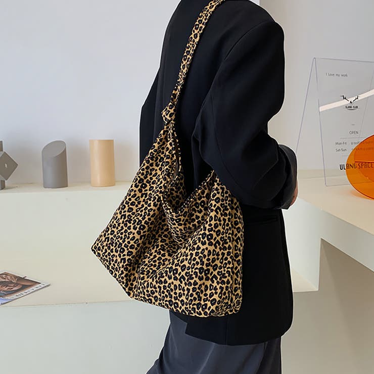 トートバッグ ショルダーバッグ ヒョウ柄 レオパード | M.Y.A. | 詳細画像6 