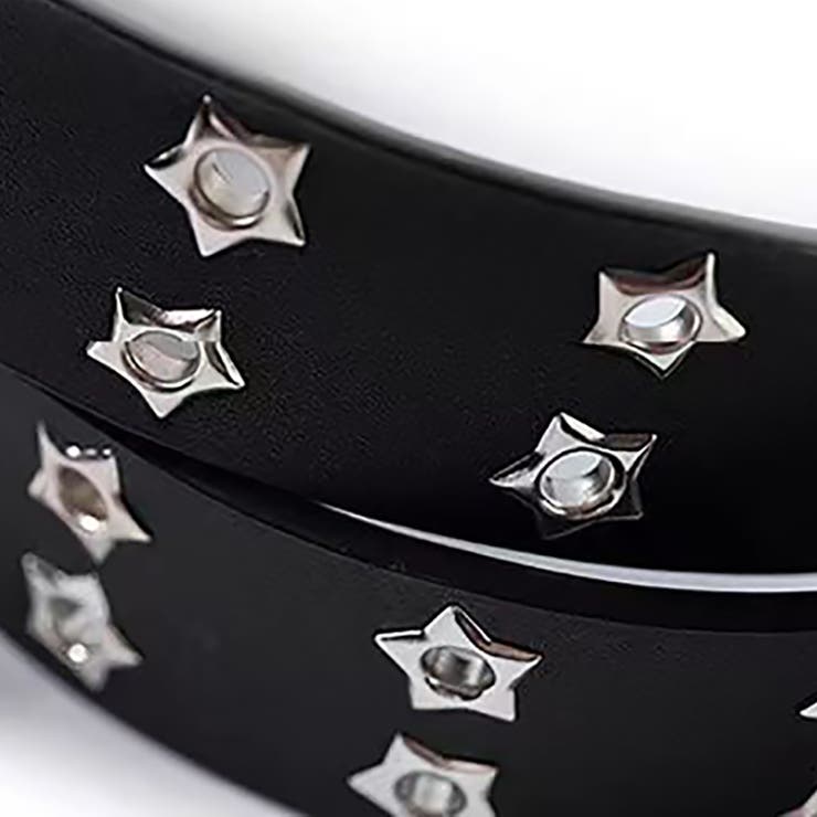 ダブルピン スターアイレットベルト スタッズベルト | M.Y.A. | 詳細画像7 