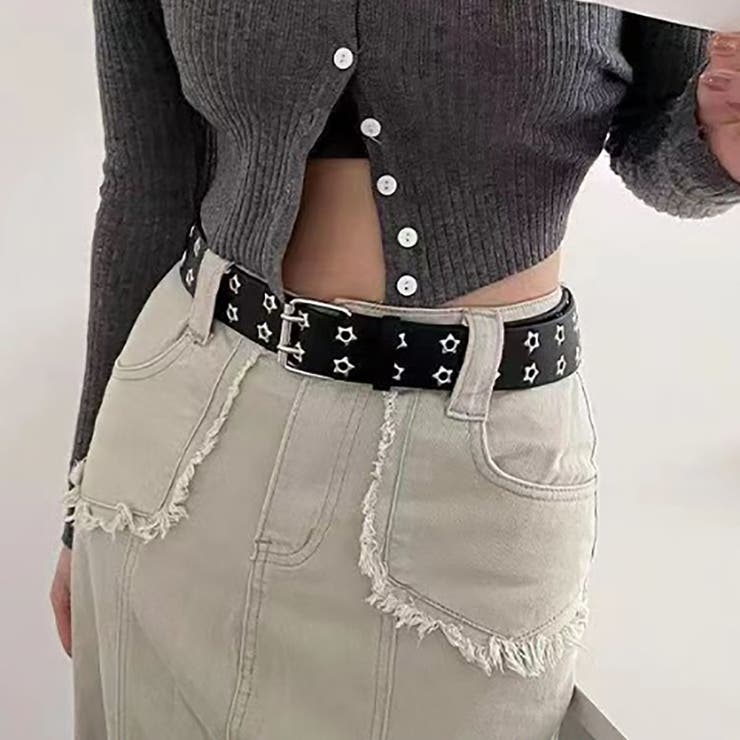 ダブルピン スターアイレットベルト スタッズベルト | M.Y.A. | 詳細画像10 