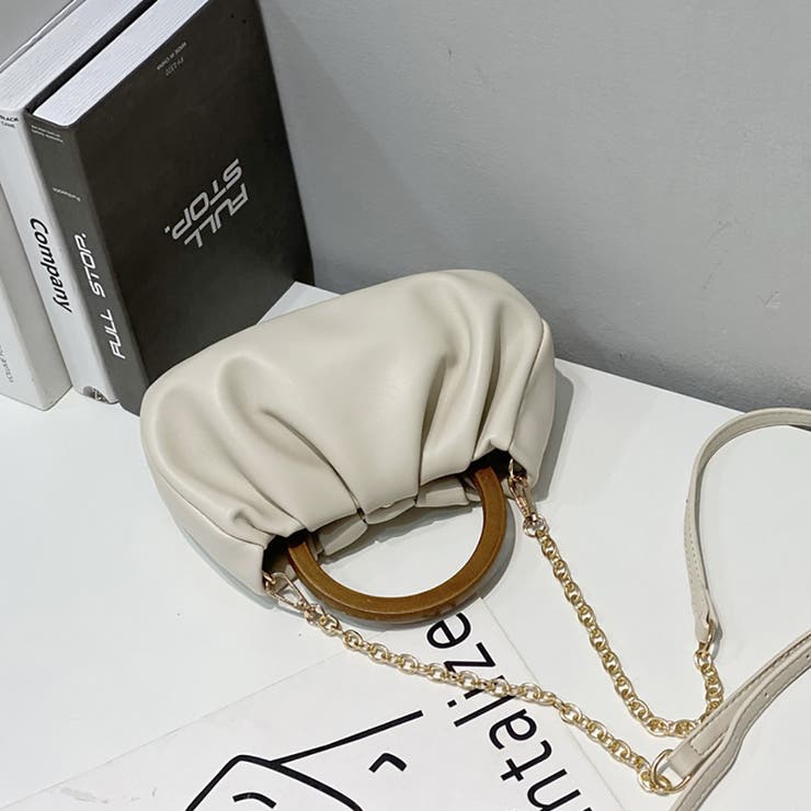 ウッドハンドルミニバッグ ショルダーバッグ ハンドバッグ 2way | M.Y.A. | 詳細画像28 