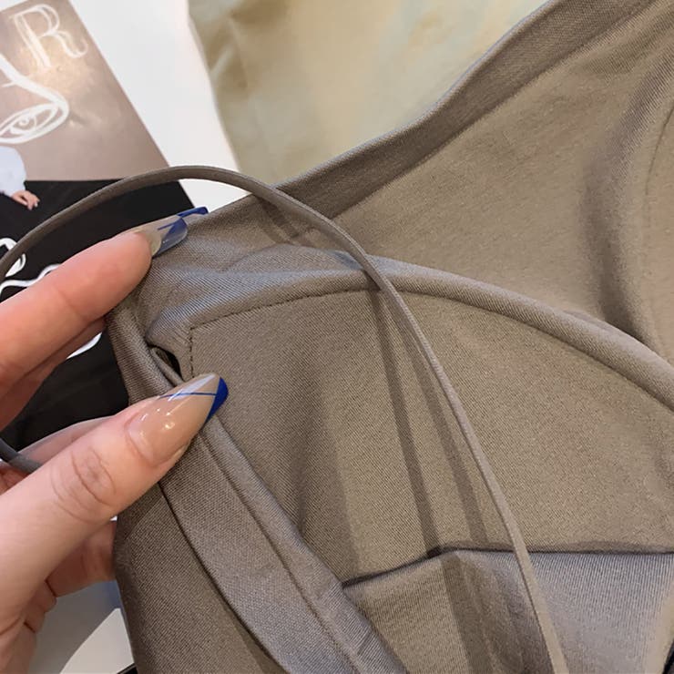 カップ付きキャミソール インナー ルームウェア フィットネス | M.Y.A. | 詳細画像11 