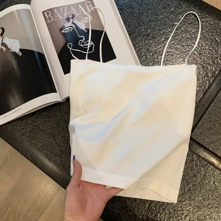 カップ付きキャミソール インナー ルームウェア フィットネス | M.Y.A. | 詳細画像15 