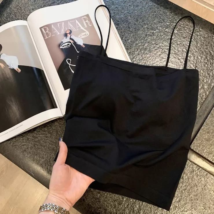 カップ付きキャミソール インナー ルームウェア フィットネス | M.Y.A. | 詳細画像17 