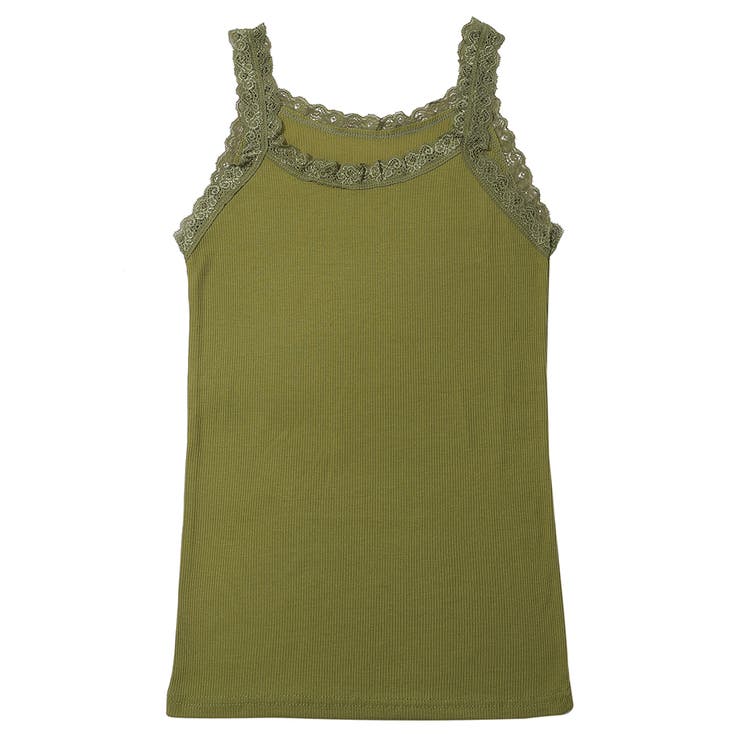 キャミソール レース リブ 薄手 下着 肌着 速乾 サラサラ | M.Y.A. | 詳細画像31 