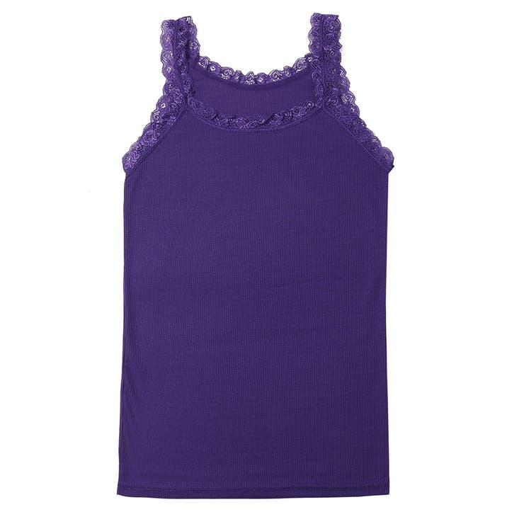 キャミソール レース リブ 薄手 下着 肌着 速乾 サラサラ | M.Y.A. | 詳細画像24 