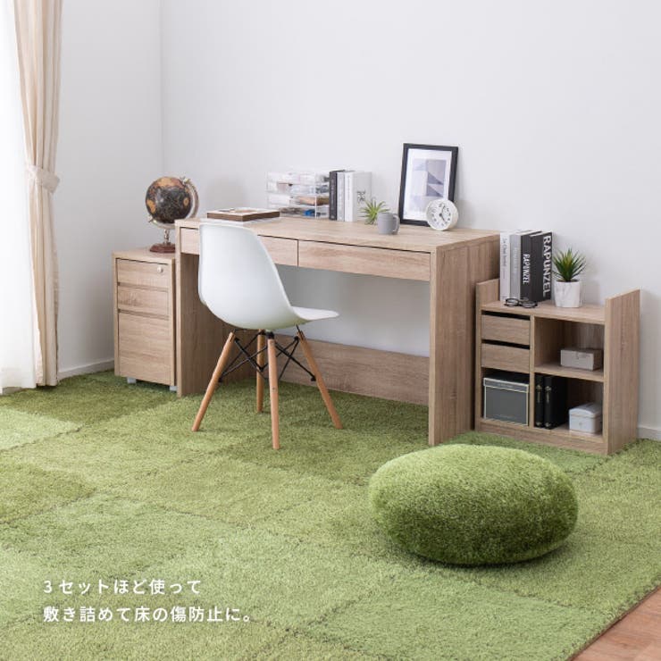 ふっくら贅沢な芝生ジョイントマット シーヴァ 約60×60cm[品番 ふっくら贅沢な芝生ジョイントマット シーヴァ 約60×60cm[品番