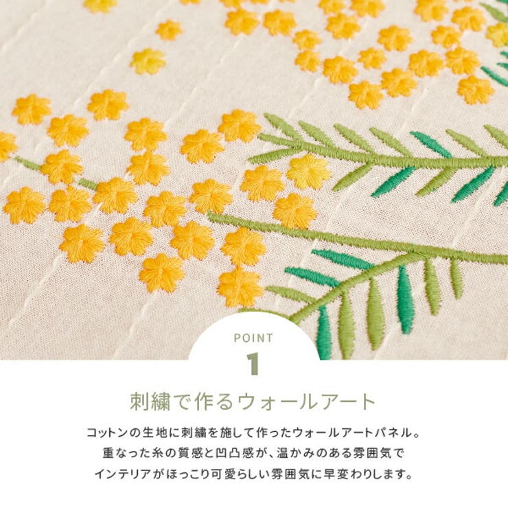 お花刺繍ハンドメイドヘアゴム(オレンジ) - 4