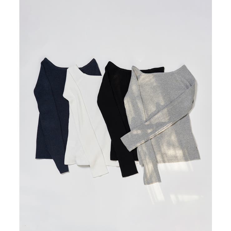 RIB KNIT TOP | My shawty | 詳細画像1 