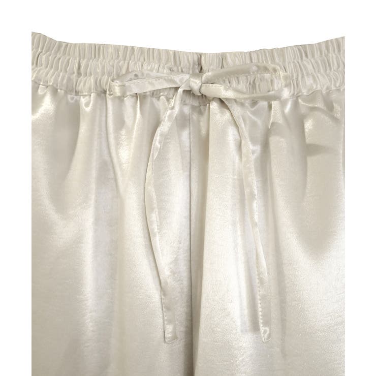 SATIN EASY WIDE PANTS | My shawty | 詳細画像8 