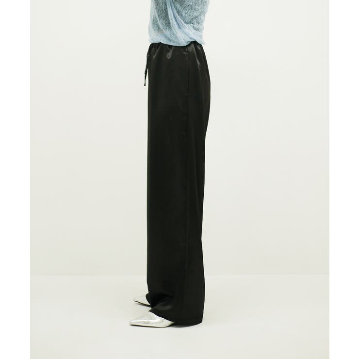 SATIN EASY WIDE PANTS | My shawty | 詳細画像4 