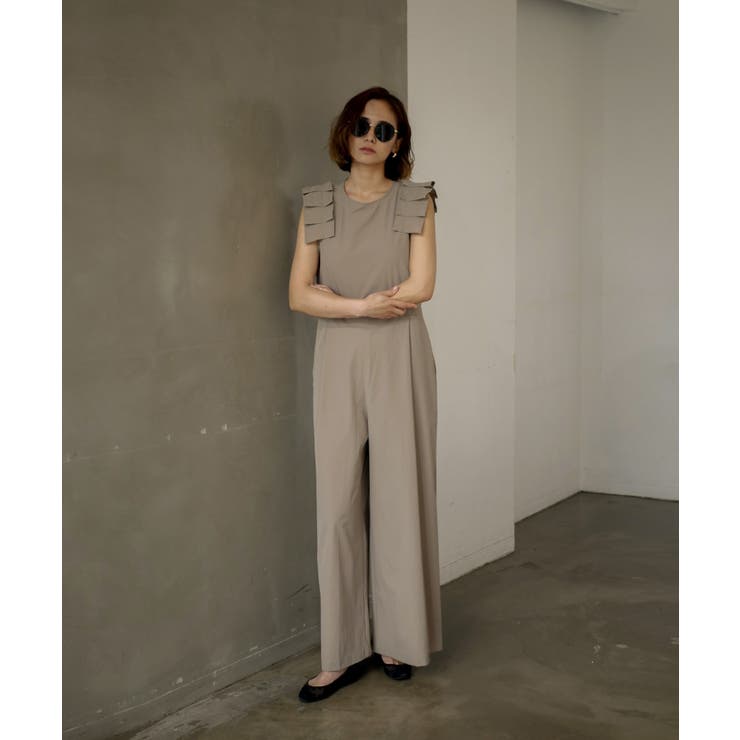 モカベージュ | DRY TUCH ROMPERS | My shawty