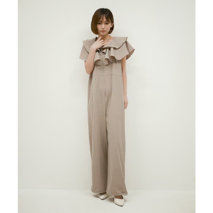 モカベージュ | DRY TUCH FRILL ALL IN ONE | My shawty