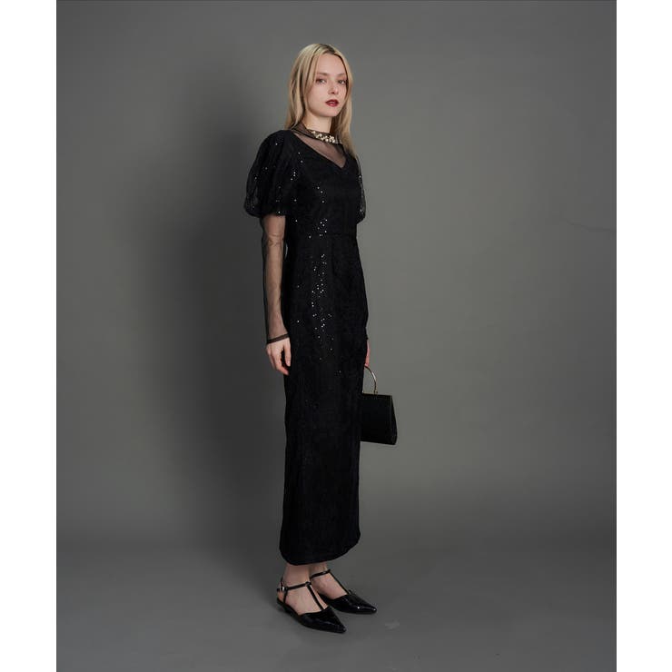 KIRARI PUFF SLEEVE DRESS | My shawty | 詳細画像5 