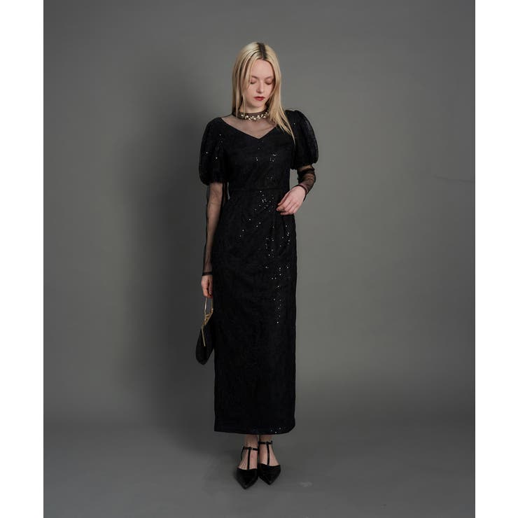 KIRARI PUFF SLEEVE DRESS | My shawty | 詳細画像6 
