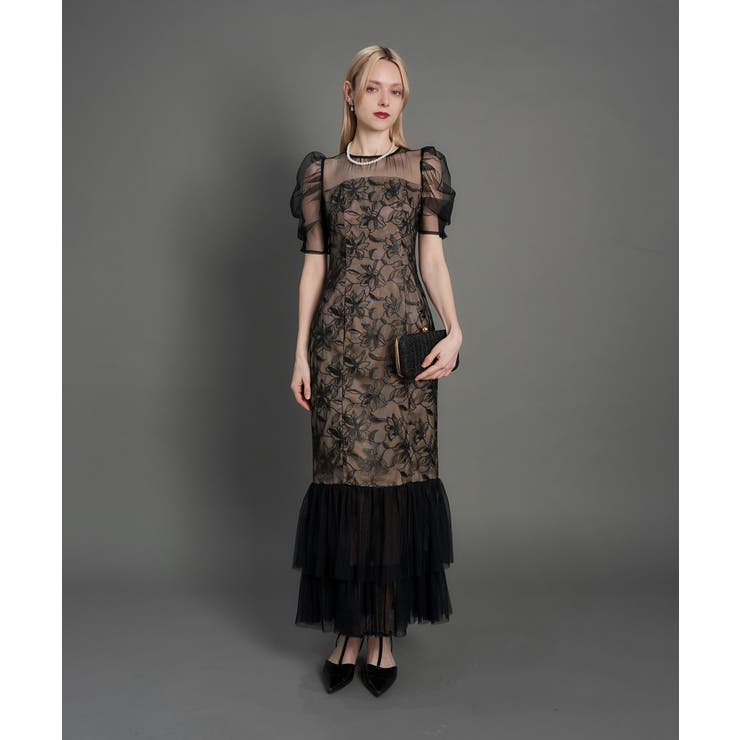 LILY LACE TIERD DRESS | My shawty | 詳細画像2 