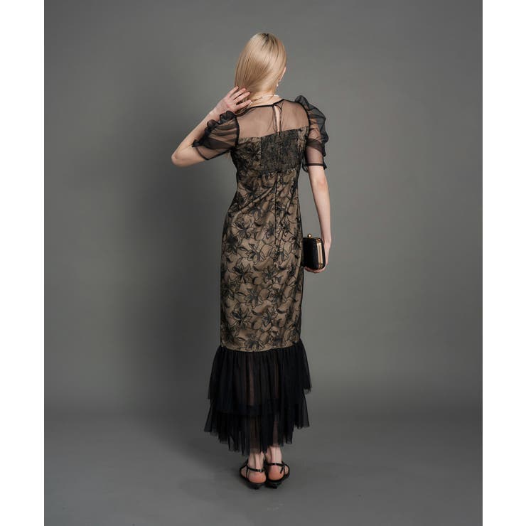 LILY LACE TIERD DRESS | My shawty | 詳細画像3 