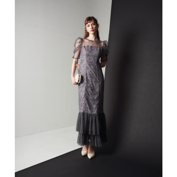 LILY LACE TIERD DRESS | My shawty | 詳細画像8 