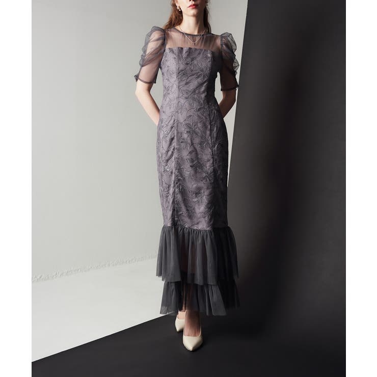 LILY LACE TIERD DRESS | My shawty | 詳細画像12 