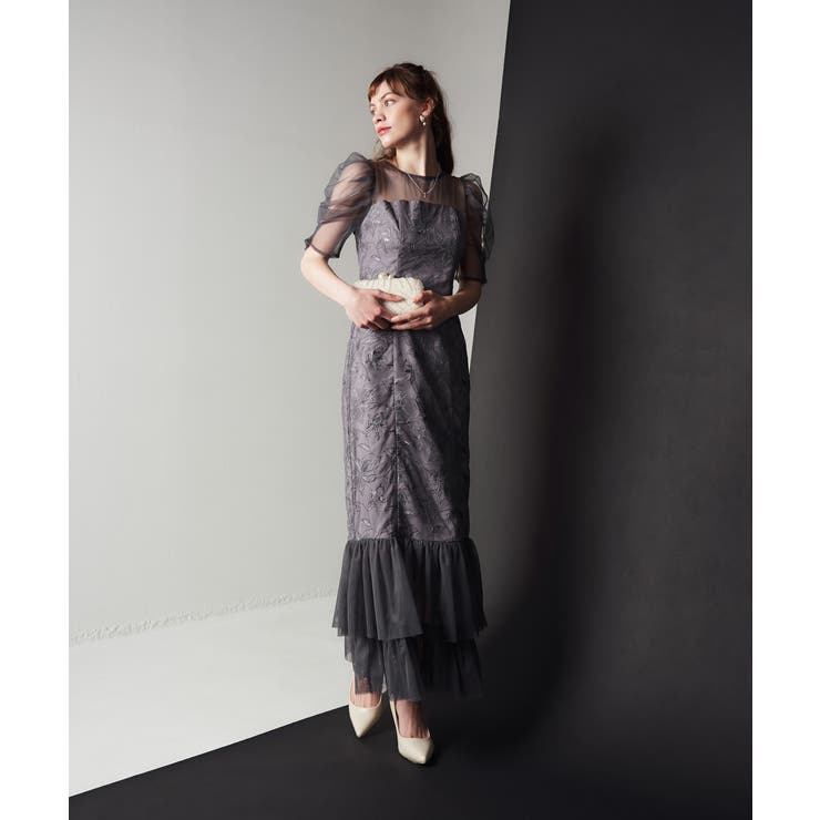 LILY LACE TIERD DRESS | My shawty | 詳細画像9 