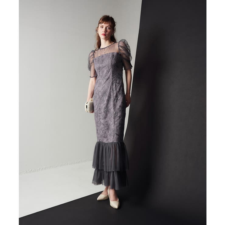 LILY LACE TIERD DRESS | My shawty | 詳細画像10 