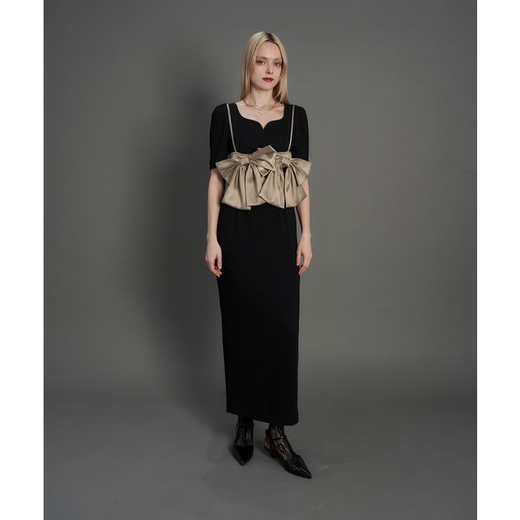 BIG RIBON BUISTIER DRESS | My shawty | 詳細画像2 