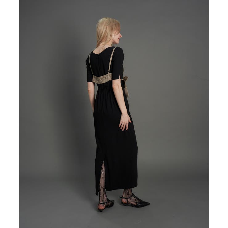 BIG RIBON BUISTIER DRESS | My shawty | 詳細画像3 