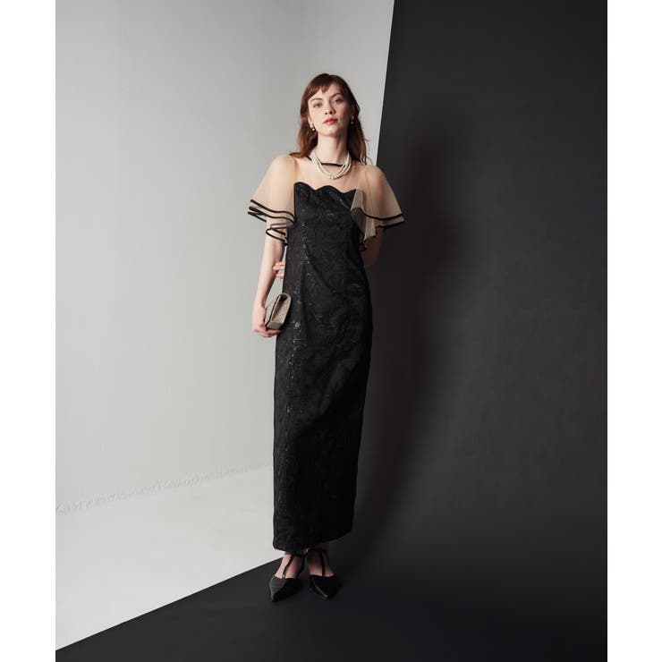 FLARE SLEEVE LACE DRESS | My shawty | 詳細画像2 