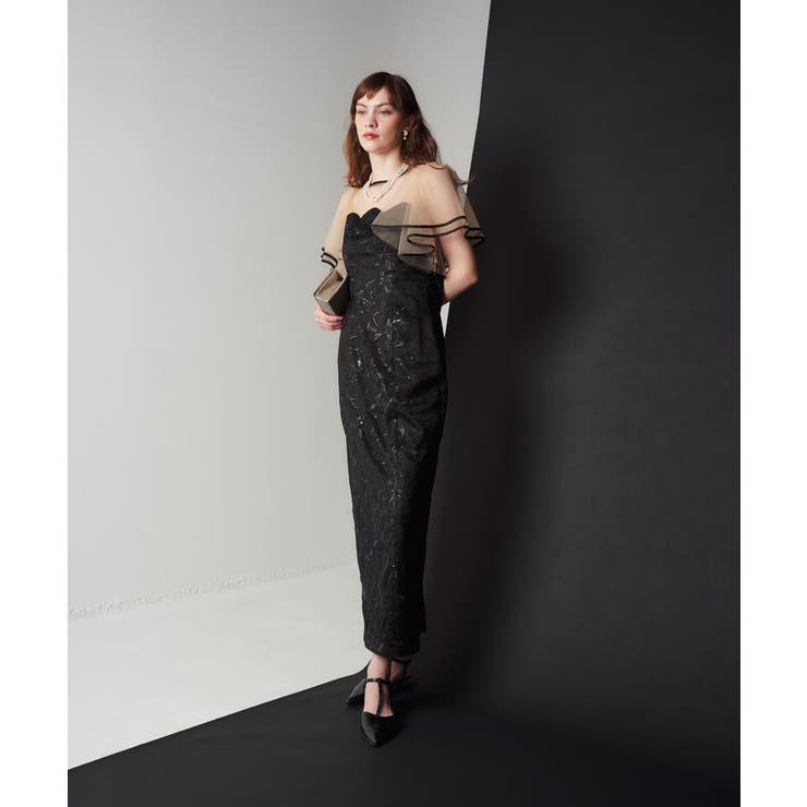 FLARE SLEEVE LACE DRESS | My shawty | 詳細画像3 